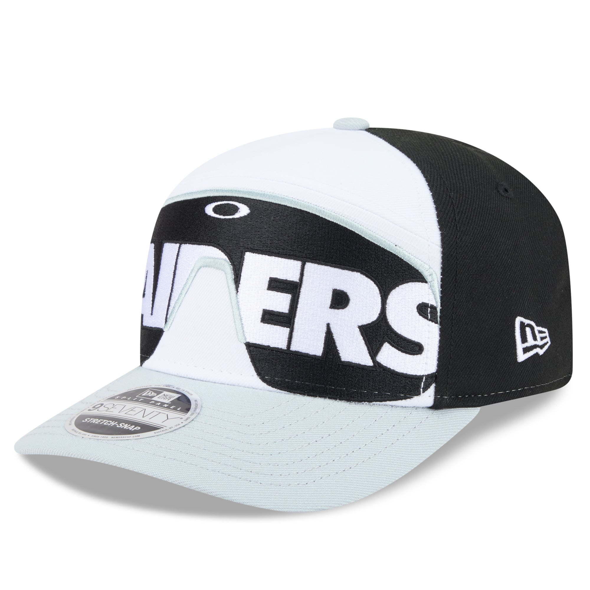 Men's New Era x Oakley  Black Las Vegas Raiders 9SEVENTY Adjustable Hat