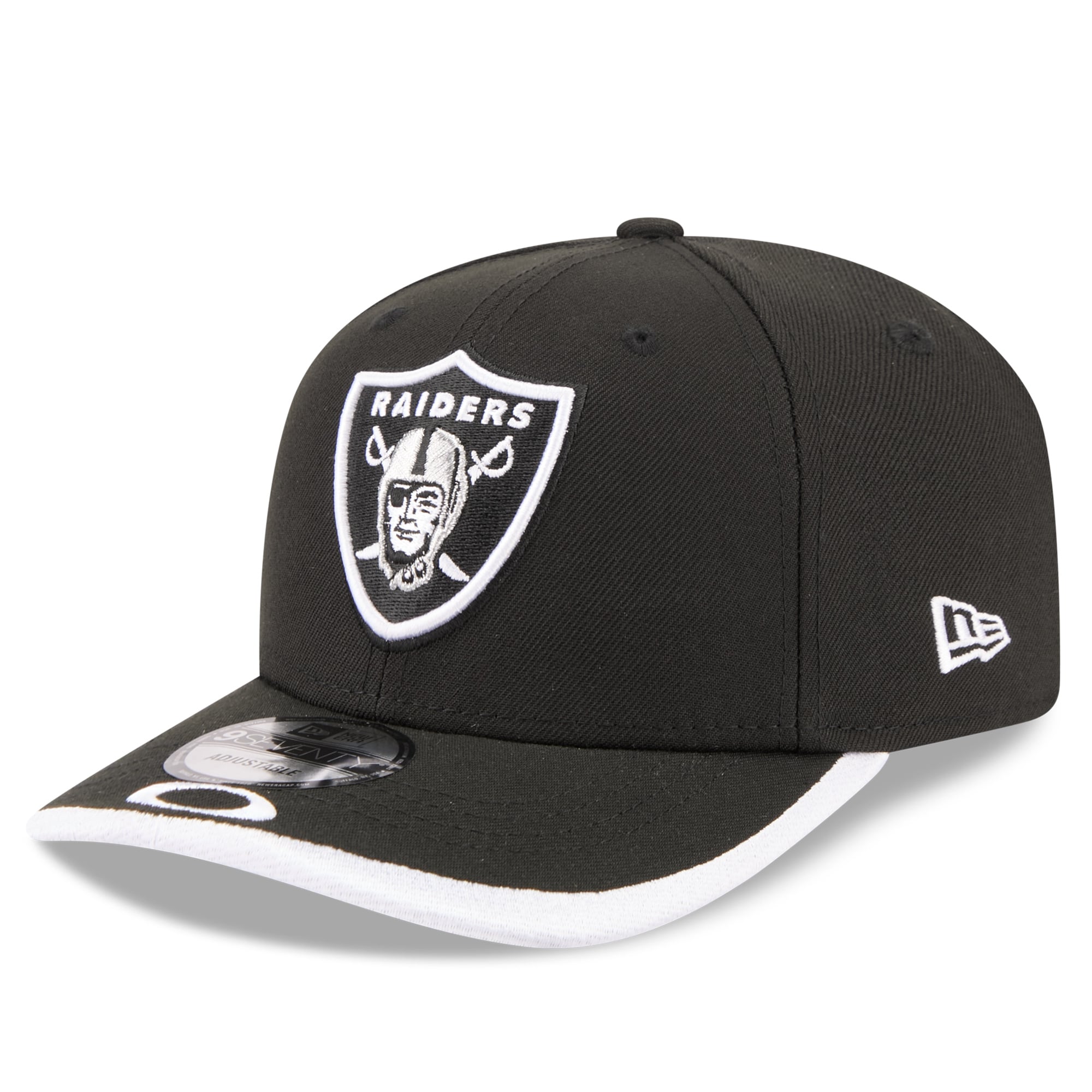 Men's New Era x Oakley Black Las Vegas Raiders 9SEVENTY Adjustable Hat