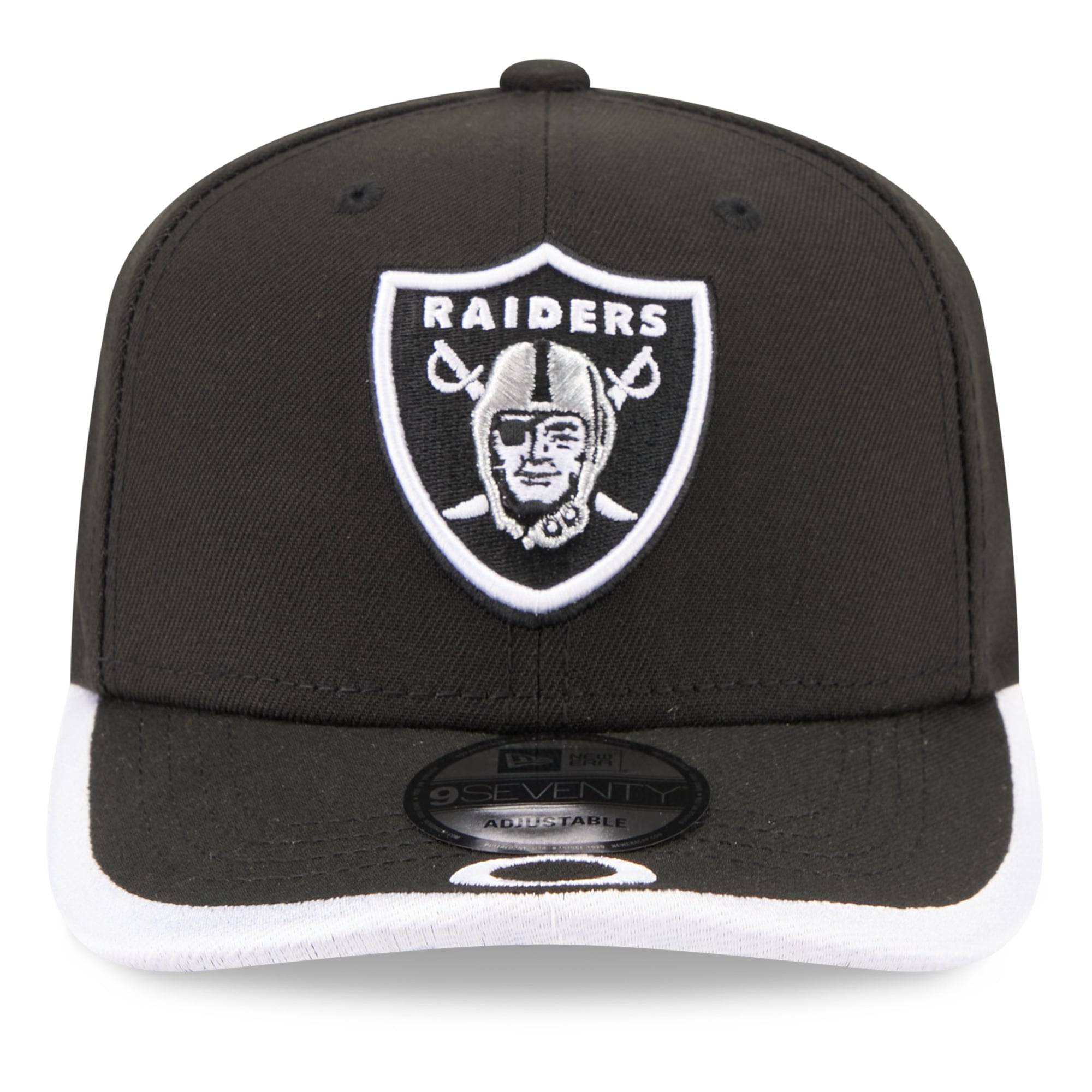 Men's New Era x Oakley Black Las Vegas Raiders 9SEVENTY Adjustable Hat