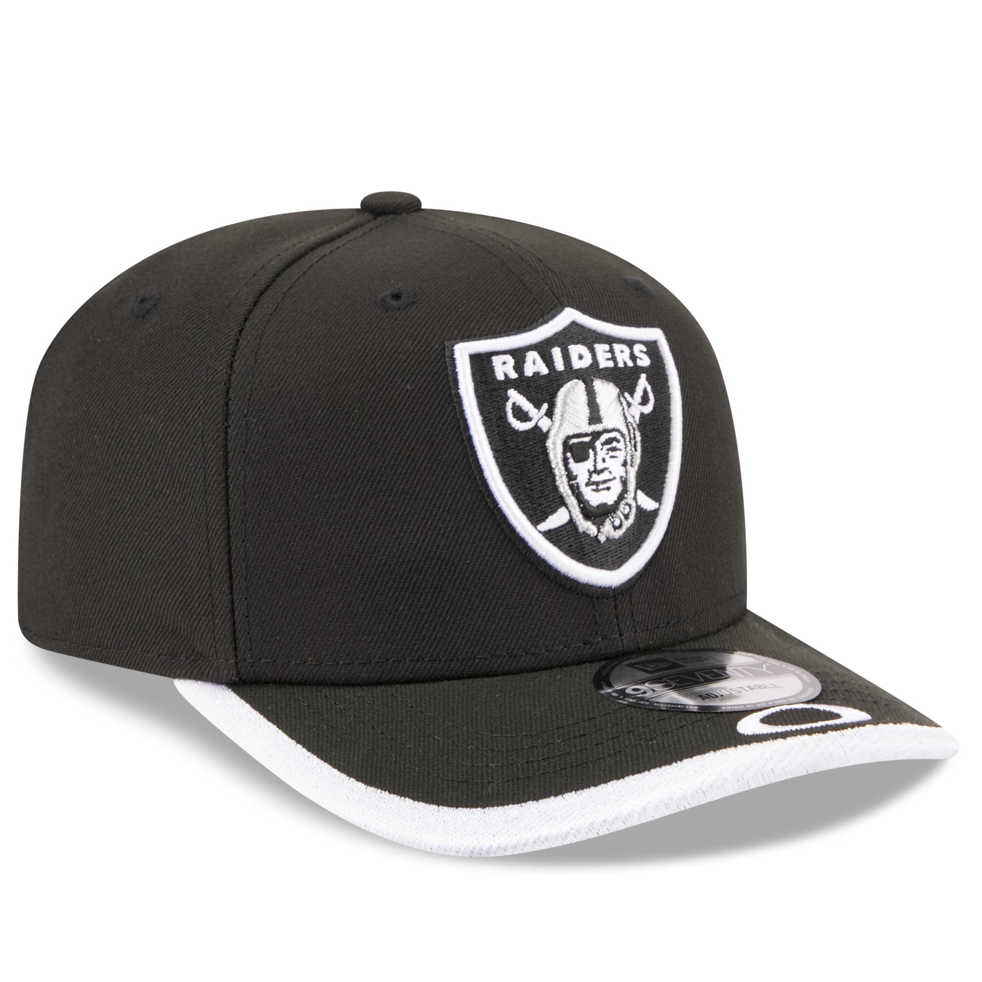 Men's New Era x Oakley Black Las Vegas Raiders 9SEVENTY Adjustable Hat