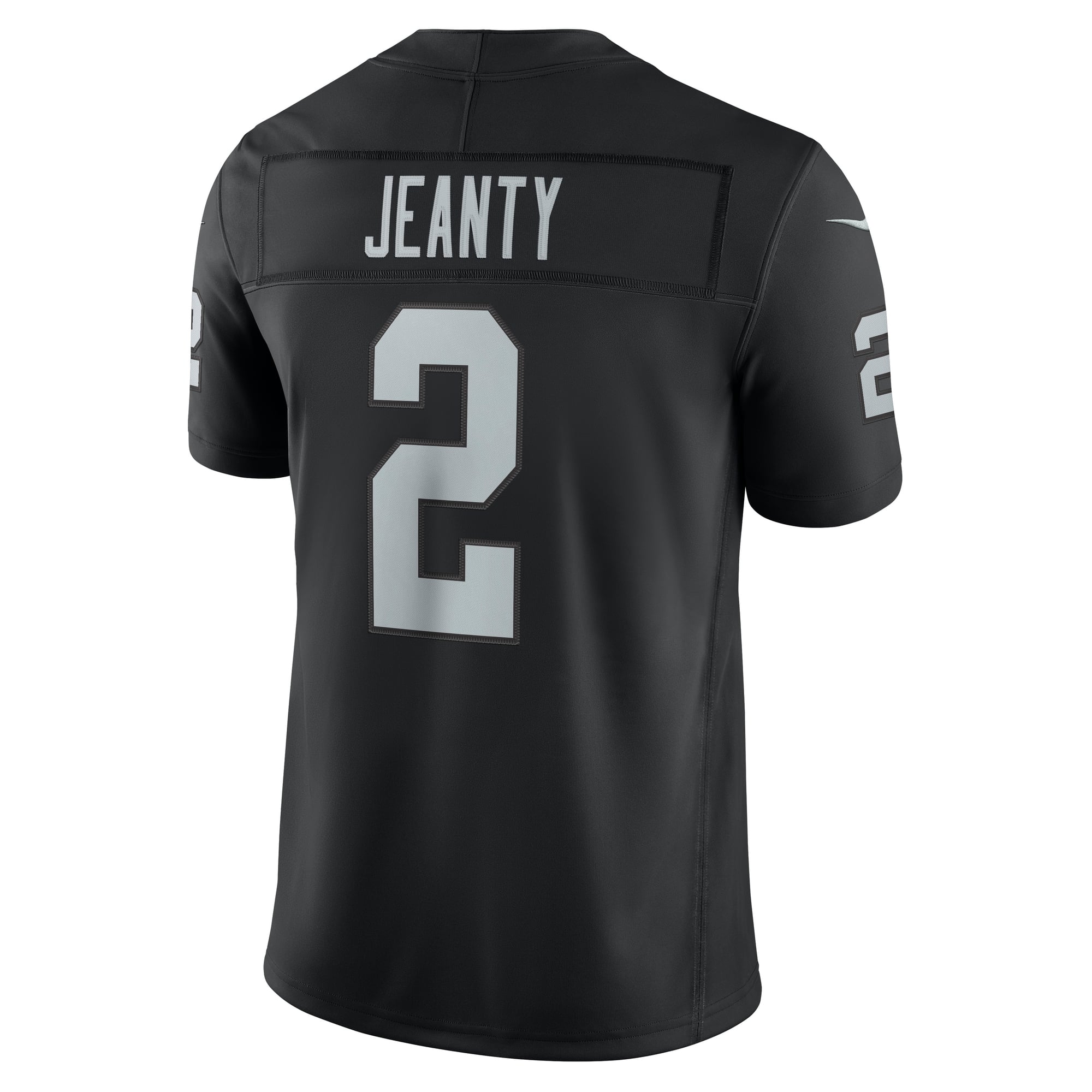 Maillot Nike Ashton Jeanty noir Las Vegas Raiders Team Vapor F.U.S.E. Stitched Limited pour homme