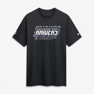 Las Vegas Raiders Nike 2026 NFL Crucial Catch Tri-Blend Dri-FIT T-Shirt - Black