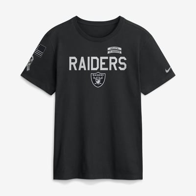  Las Vegas Raiders Nike 2026 Salute to Service Sideline Dri-FIT T-Shirt - Black