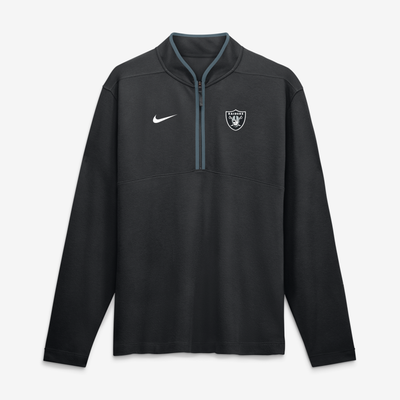  Las Vegas Raiders Nike Dri-FIT Victory Half-Zip Pullover - Black