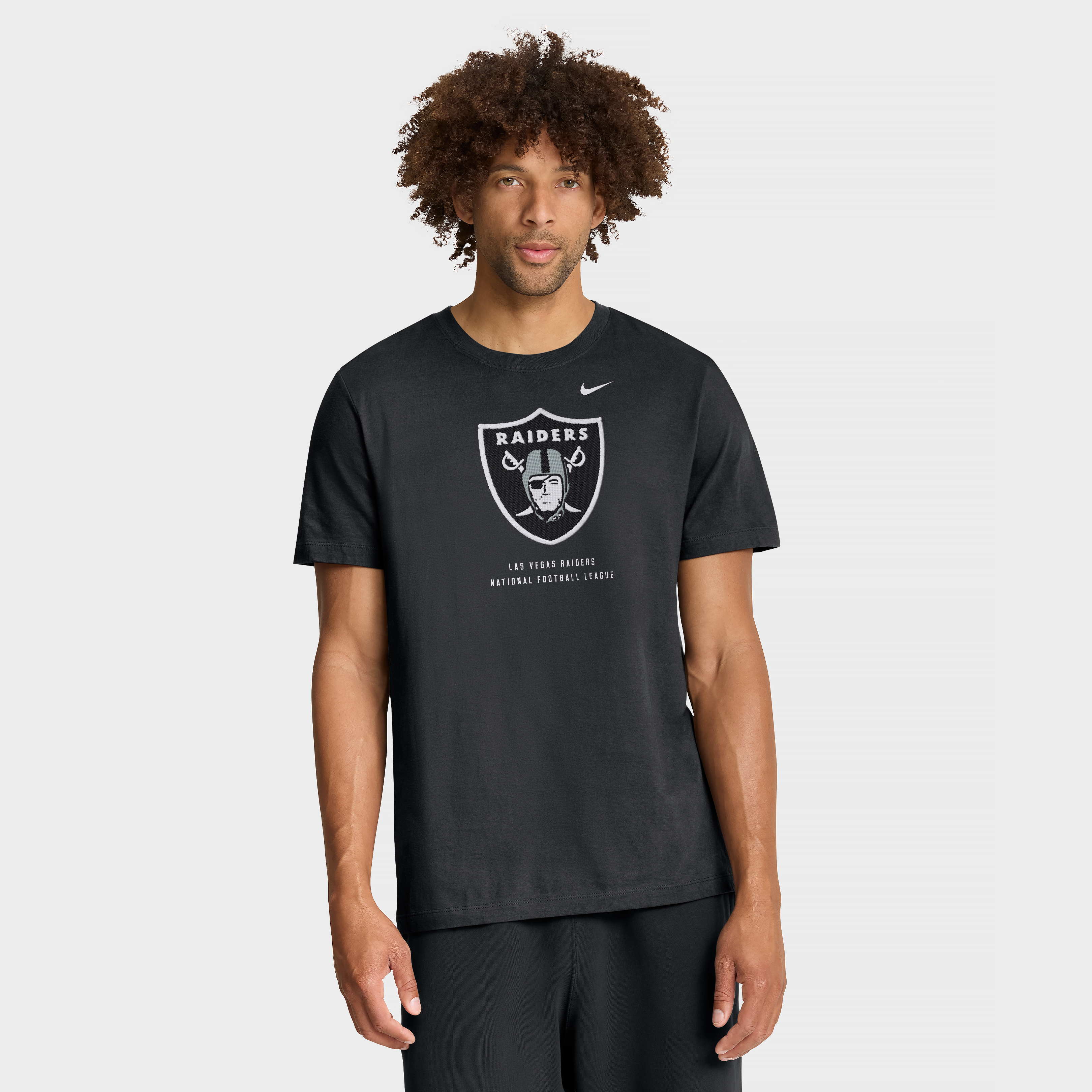 T-shirt Nike noir pour homme, Las Vegas Raiders, propriété de