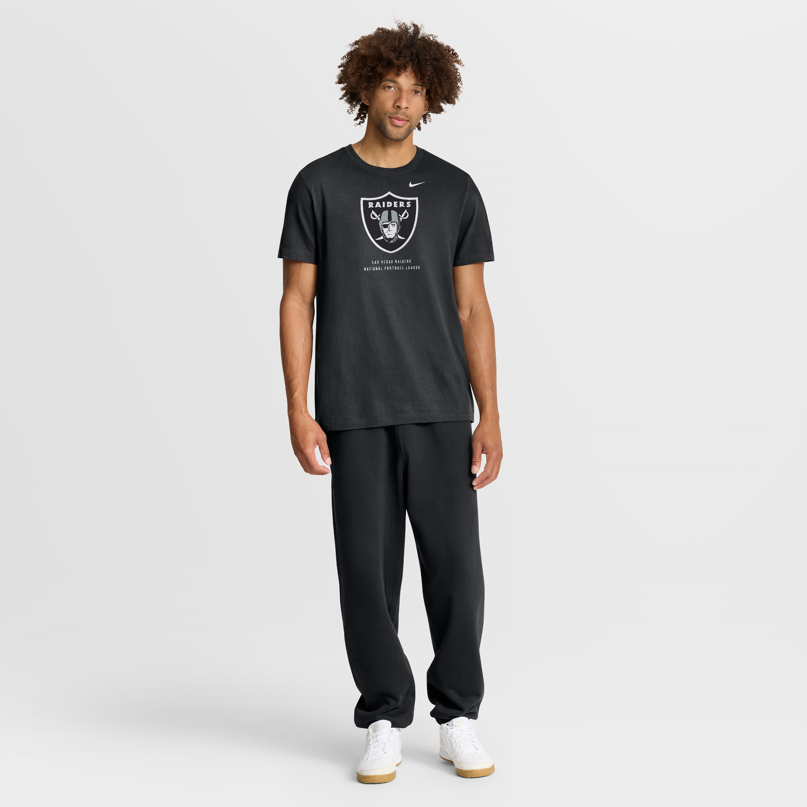 T-shirt Nike noir pour homme, Las Vegas Raiders, propriété de