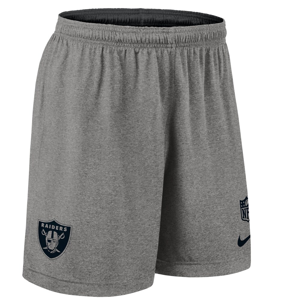 Las Vegas Raiders Nike Sideline Reversible Performance Shorts - Black