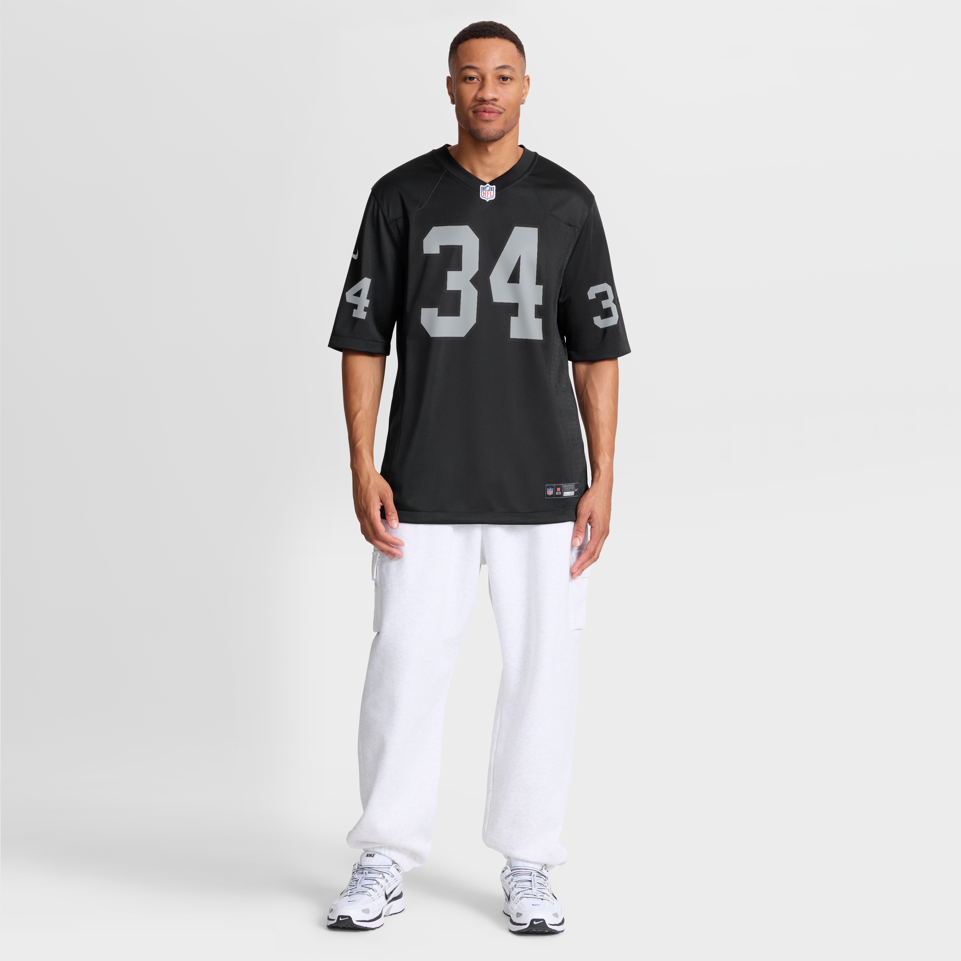 Maillot de joueur retraité Nike Bo Jackson pour hommes, noir, Las Vegas Raiders Game