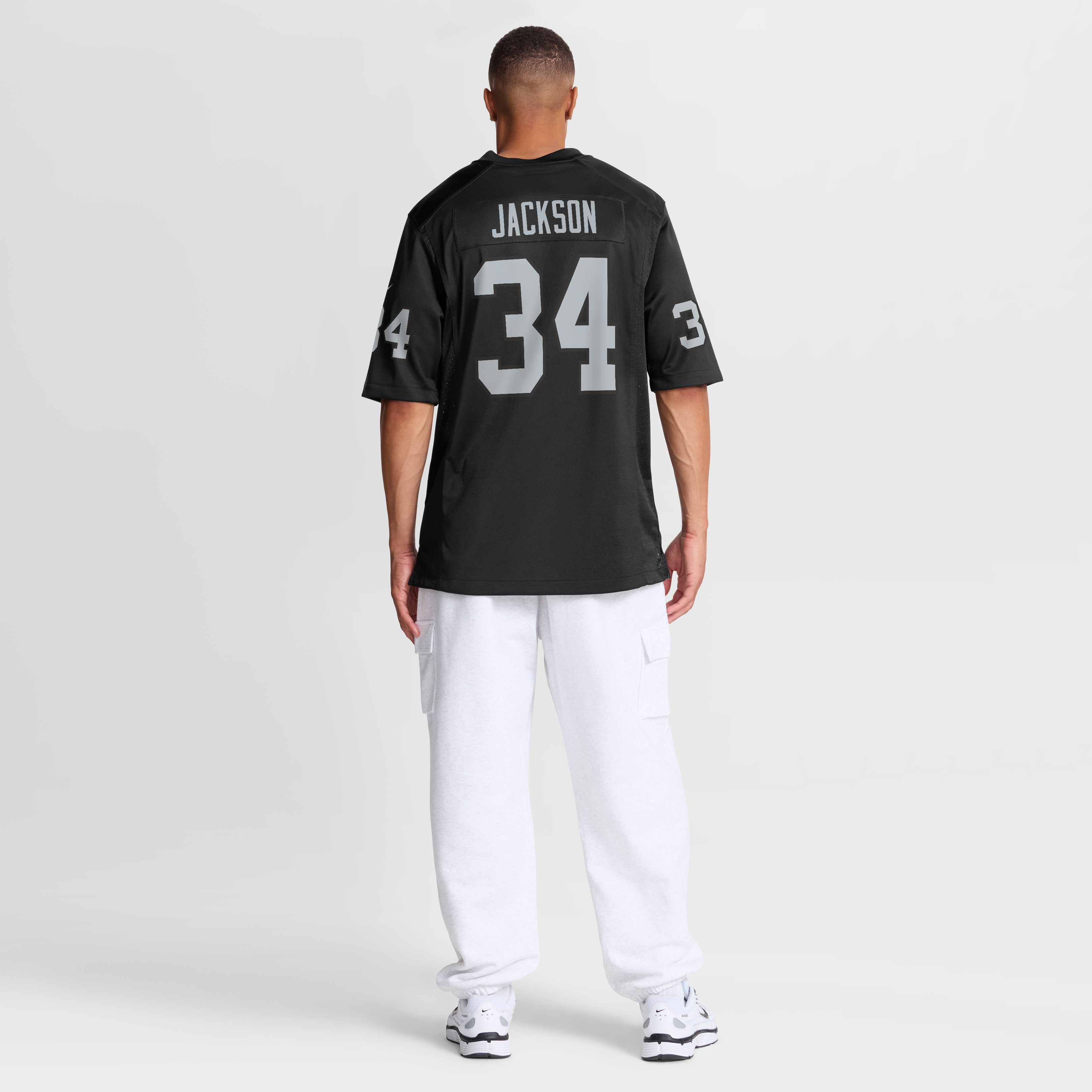 Maillot de joueur retraité Nike Bo Jackson pour hommes, noir, Las Vegas Raiders Game