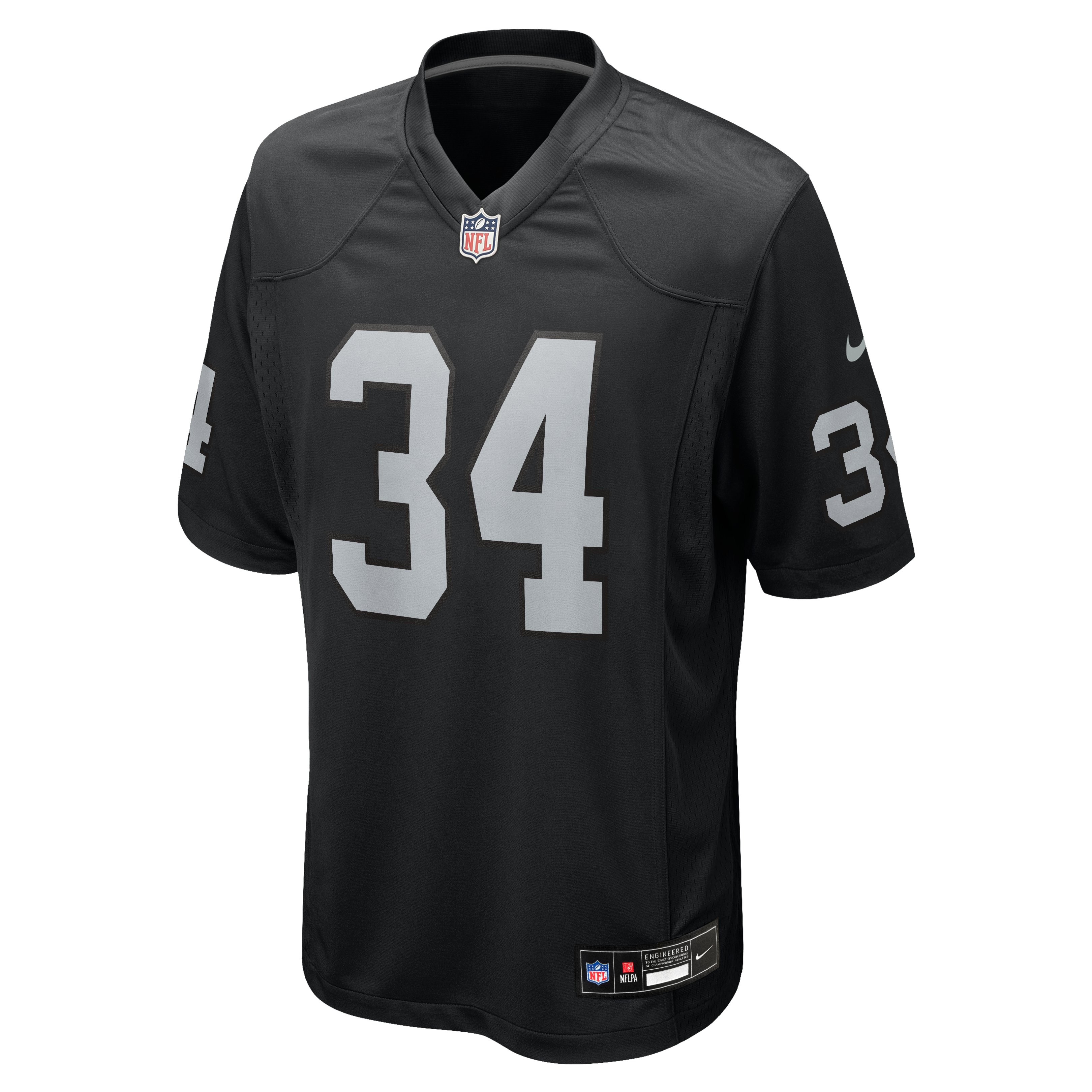 Maillot de joueur retraité Nike Bo Jackson pour hommes, noir, Las Vegas Raiders Game