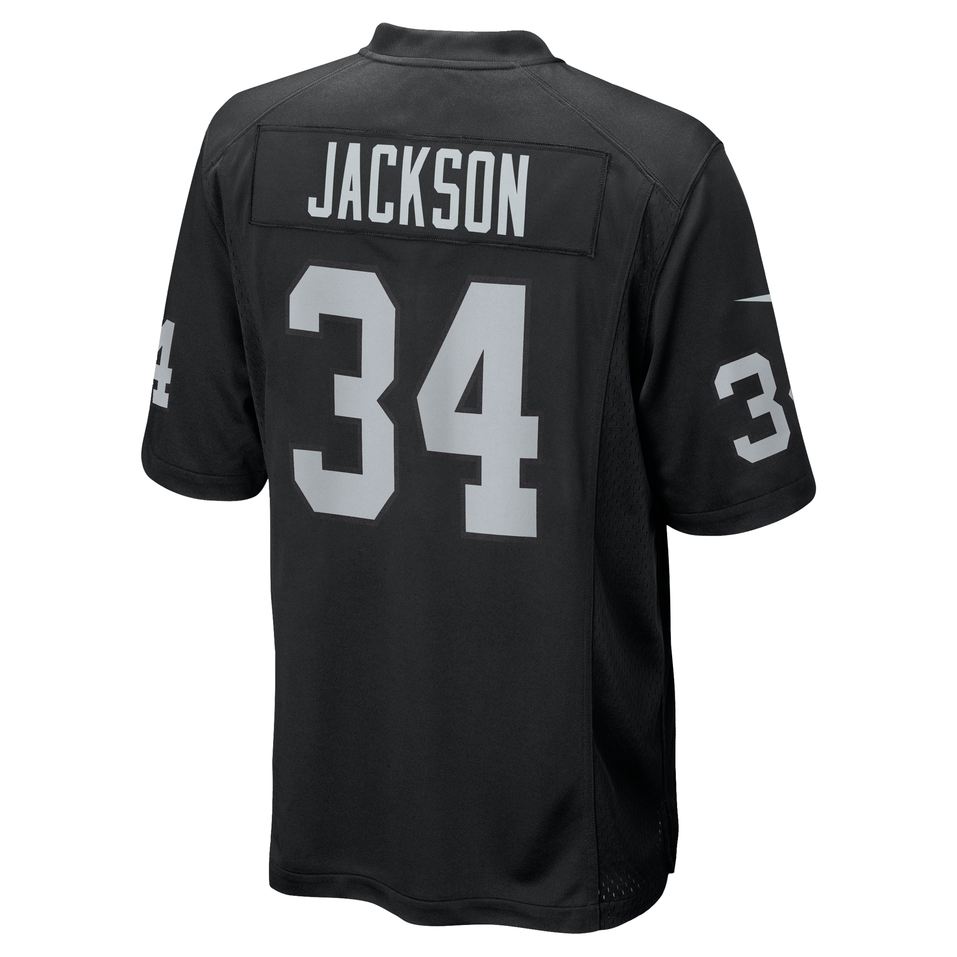Maillot de joueur retraité Nike Bo Jackson pour hommes, noir, Las Vegas Raiders Game