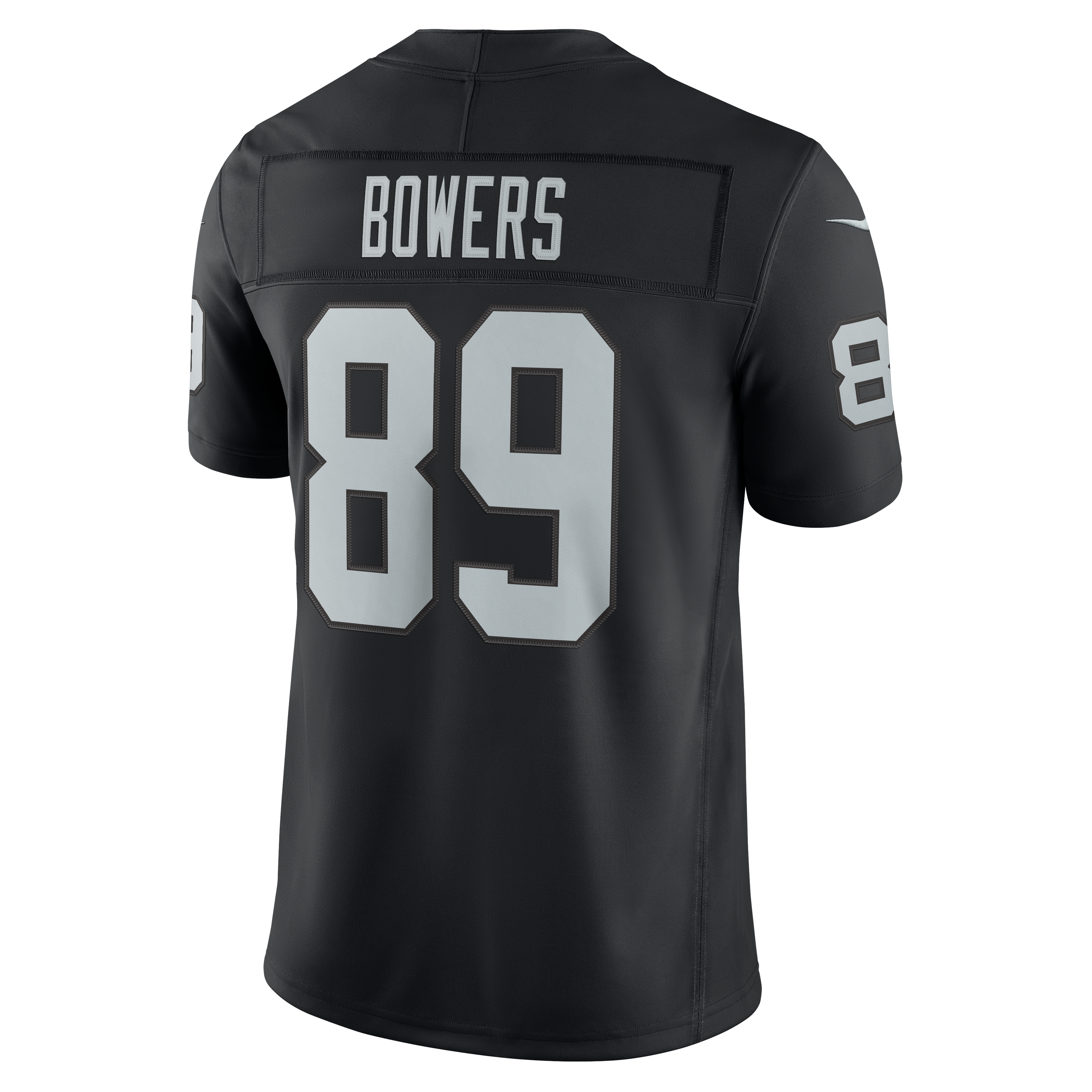 Maillot Nike Brock Bowers noir Las Vegas Raiders Team Vapor F.U.S.E. édition limitée cousue
