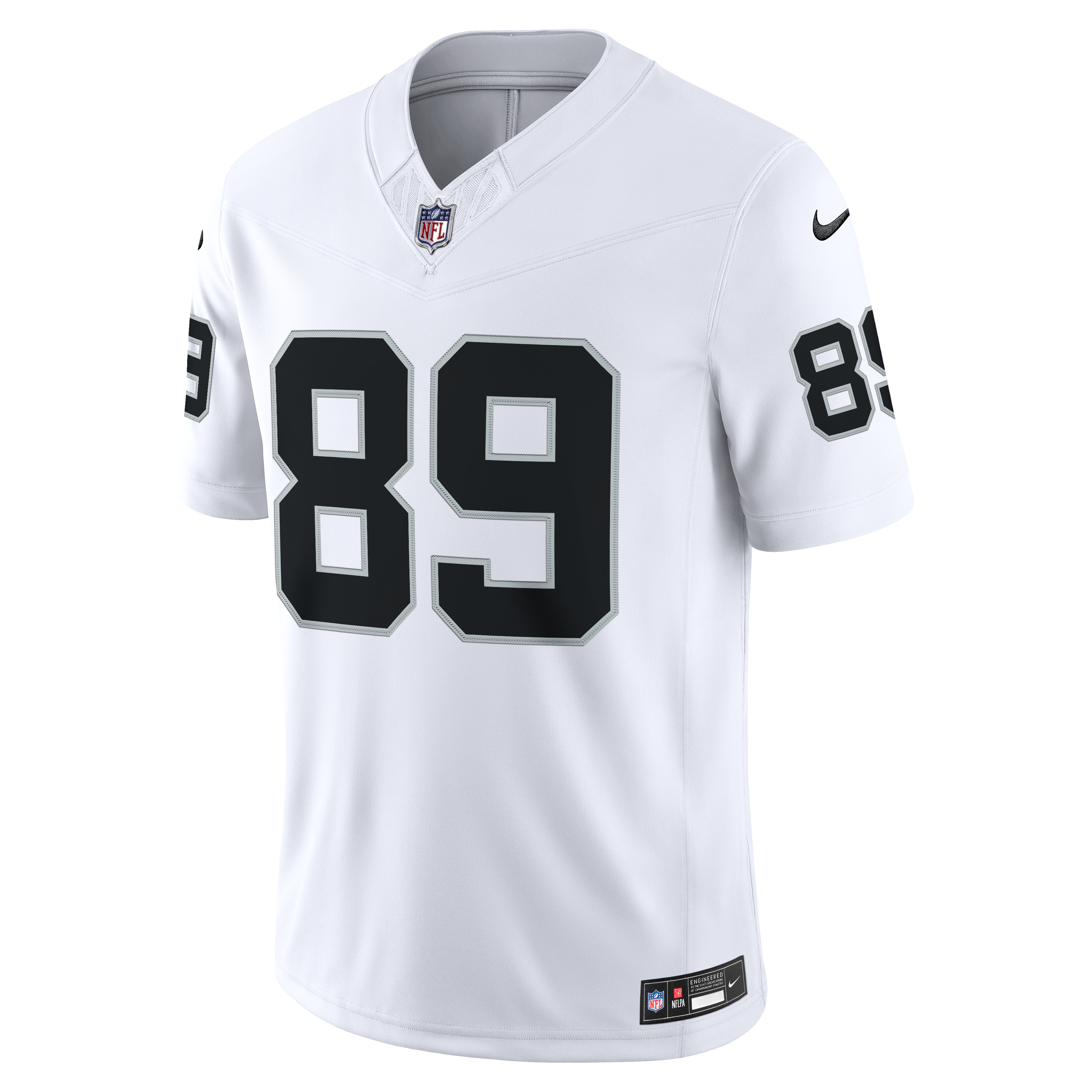 Men's Nike Brock Bowers White Las Vegas Raiders Vapor F.U.S.E. Stitched Limited Jersey