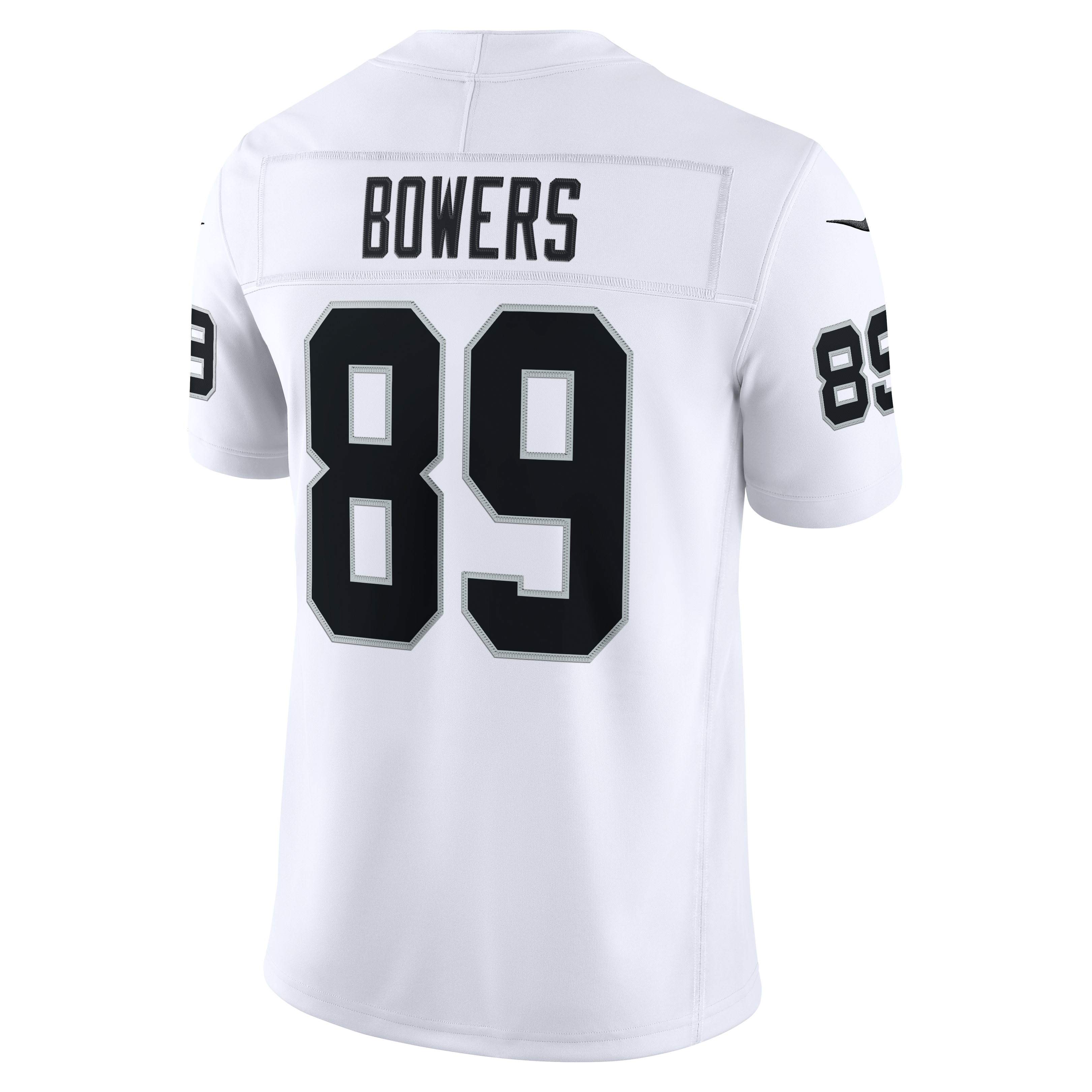 Men's Nike Brock Bowers White Las Vegas Raiders Vapor F.U.S.E. Stitched Limited Jersey