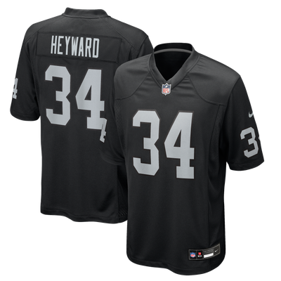 Connor Heyward Las Vegas Raiders Nike Team Game Jersey - Black