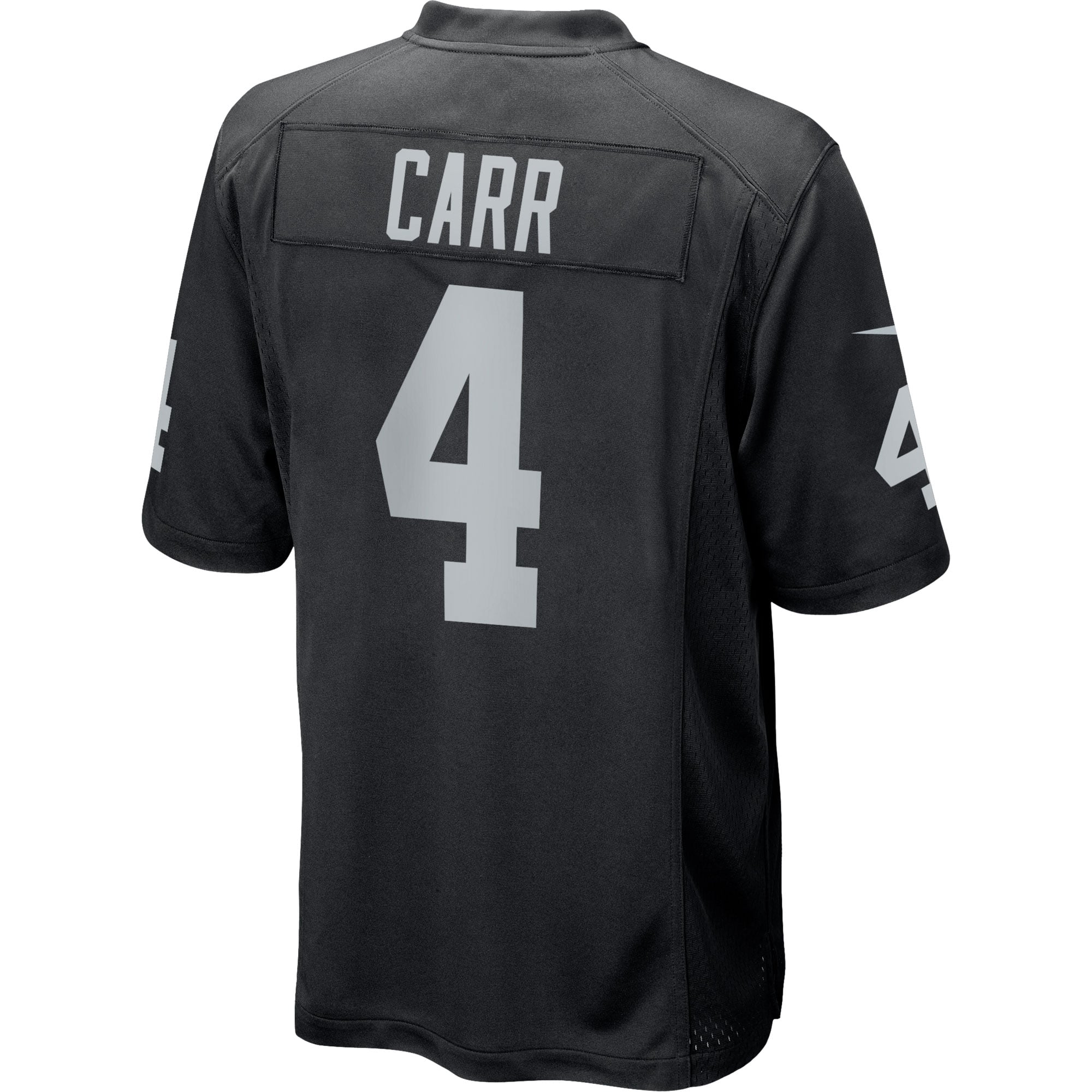 Men's Nike Derek Carr Black Las Vegas Raiders 60th Season Game Jersey