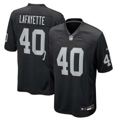 Devin Lafayette Las Vegas Raiders Nike Team Game Jersey - Black