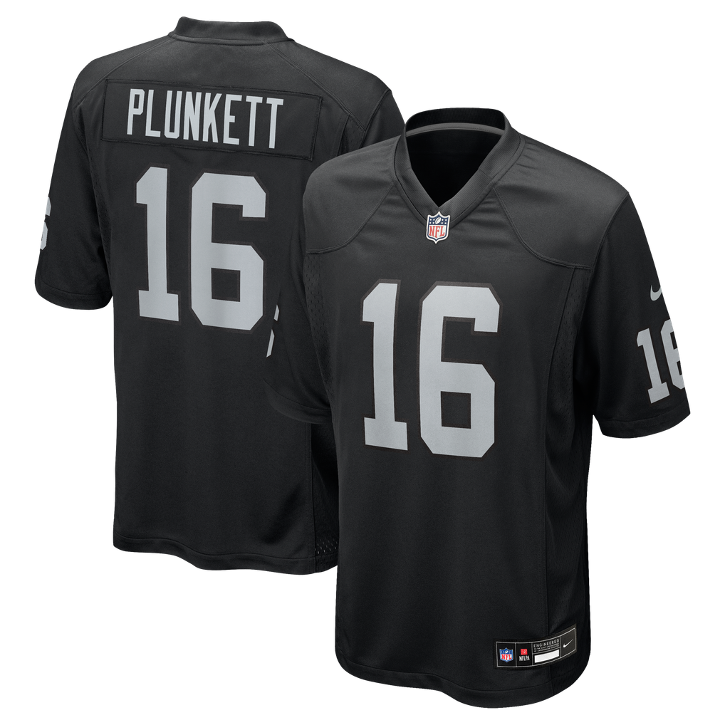 Jim Plunkett Las Vegas Raiders Nike Game Retired Player Jersey - Black