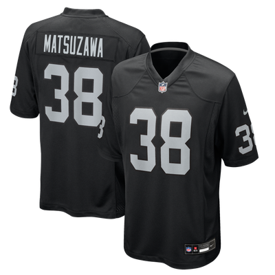 Kansei Matsuzawa Las Vegas Raiders Nike Team Game Jersey - Black