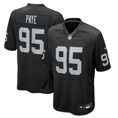 Kwity Paye Las Vegas Raiders Nike Team Game Jersey - Black