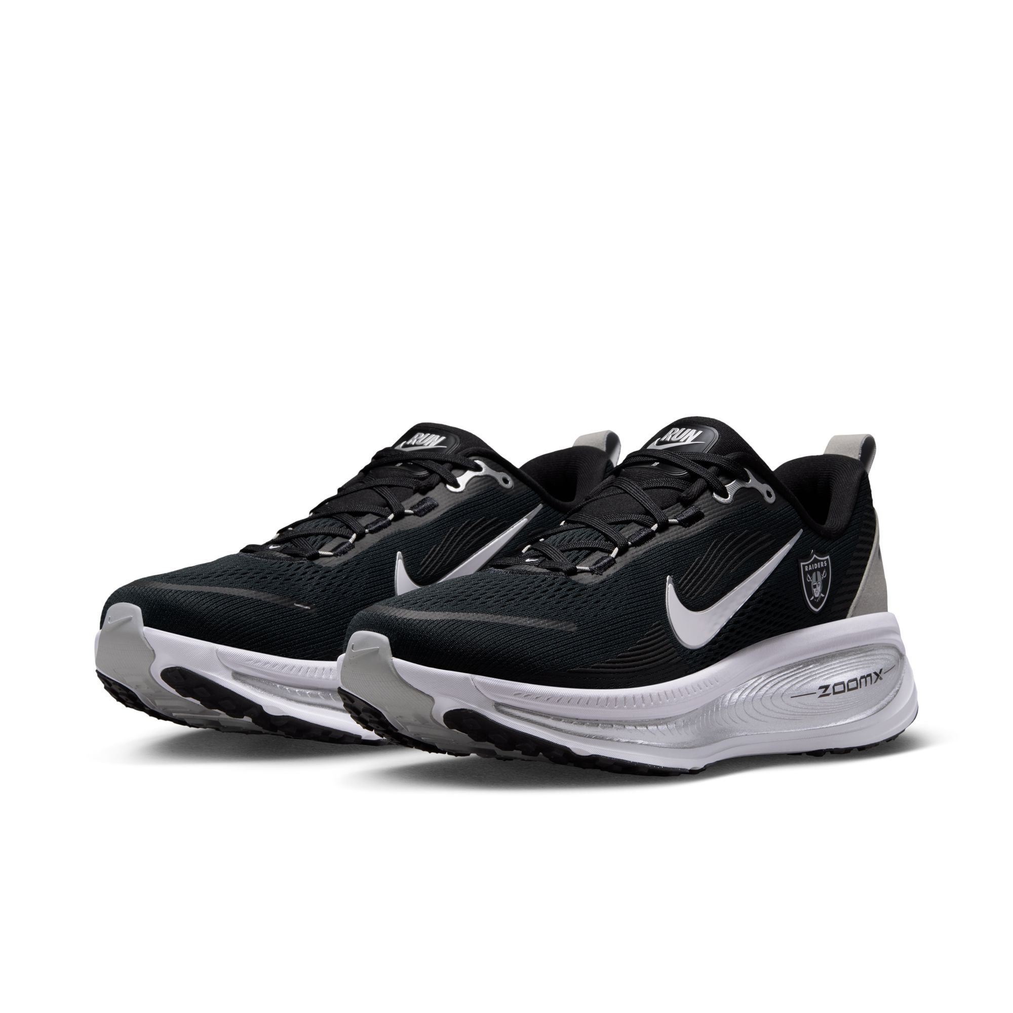 Men's Nike Las Vegas Raiders Vomero 18 Running Shoes