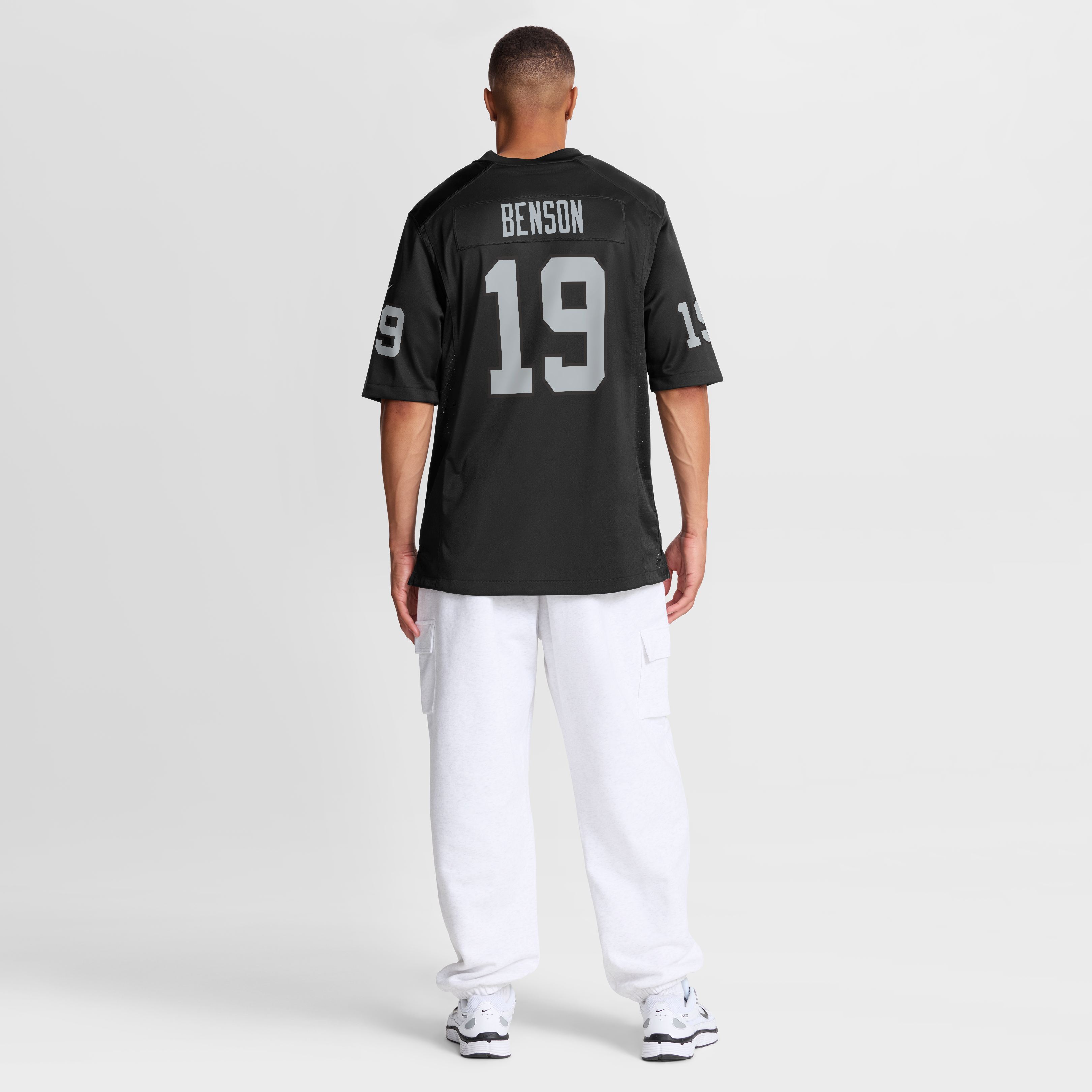 Men's Nike Malik Benson Black Las Vegas Raiders Team Game Jersey