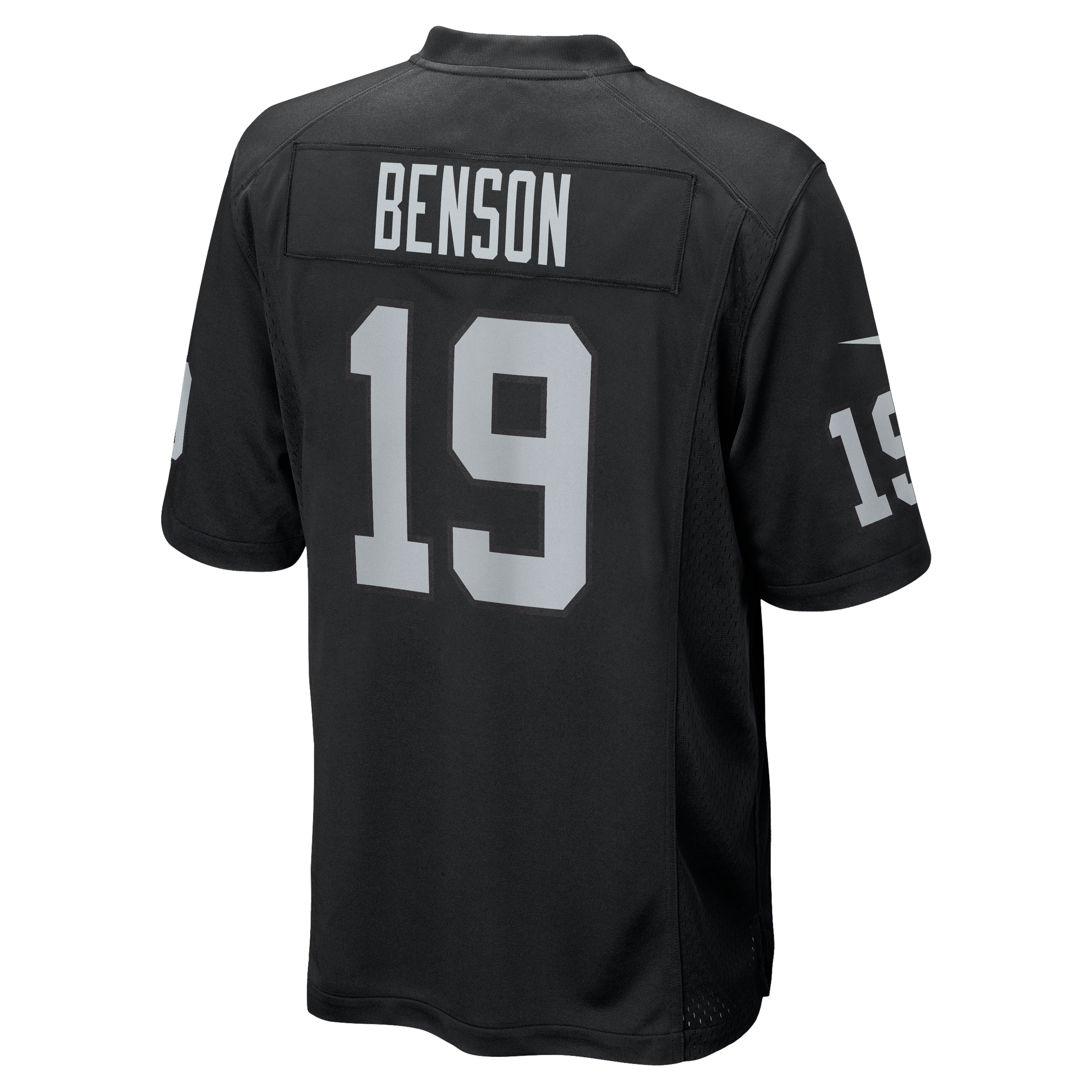 Men's Nike Malik Benson Black Las Vegas Raiders Team Game Jersey