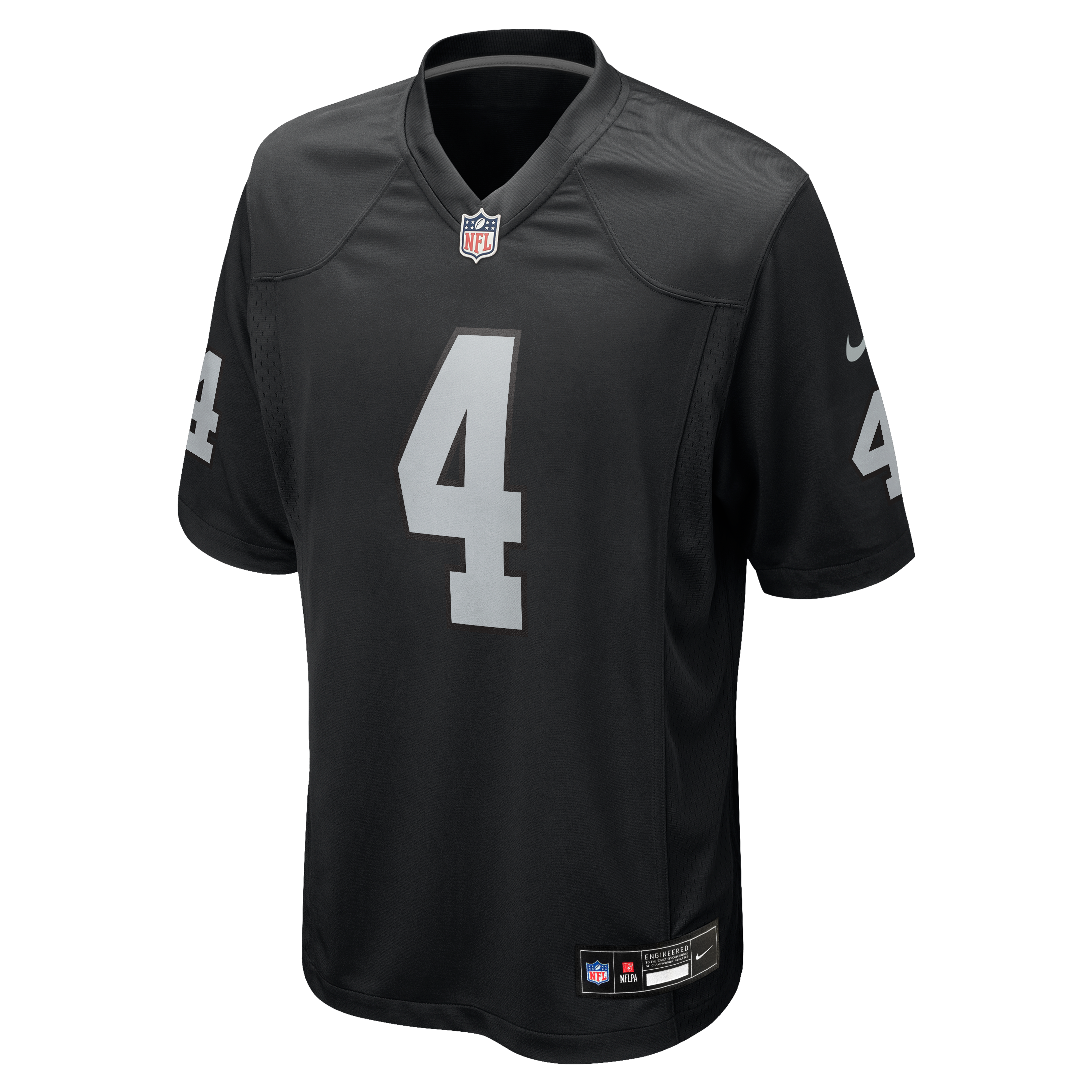 Men's Nike Mike Washington Jr. Black Las Vegas Raiders Team Game Jersey