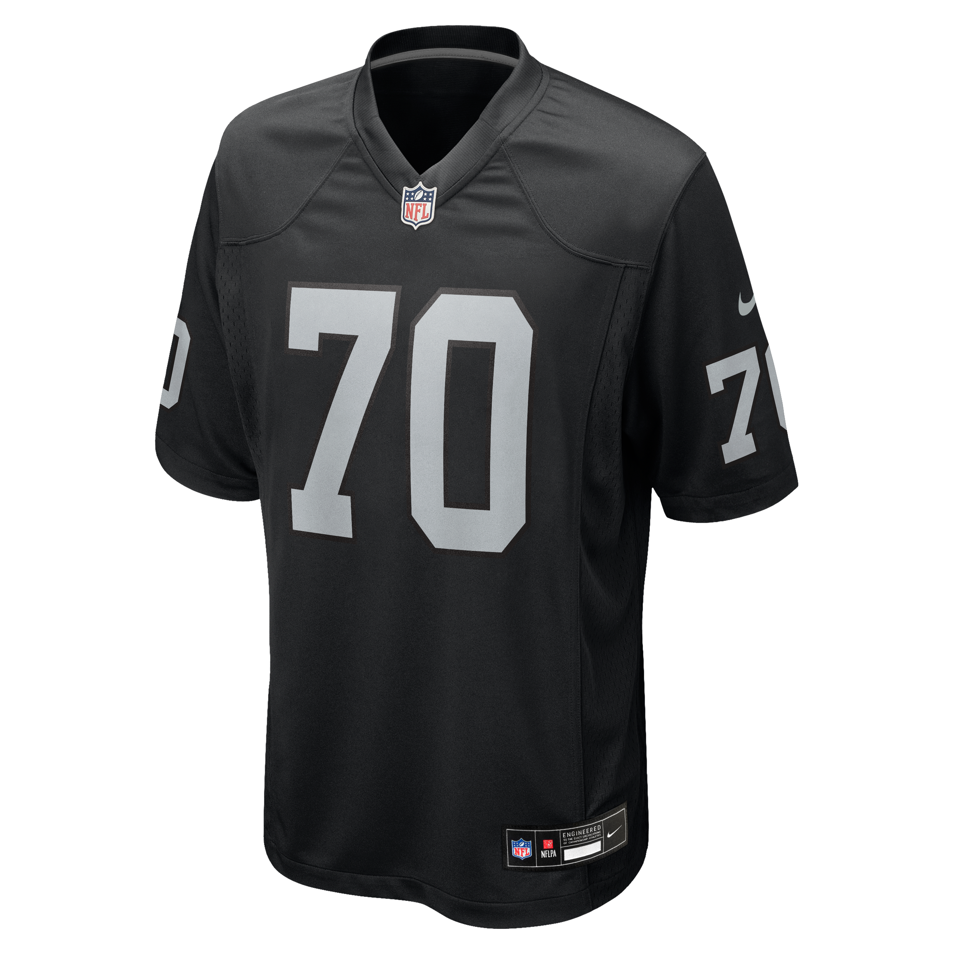 Maillot de match Nike Spencer Burford noir pour homme, Las Vegas Raiders
