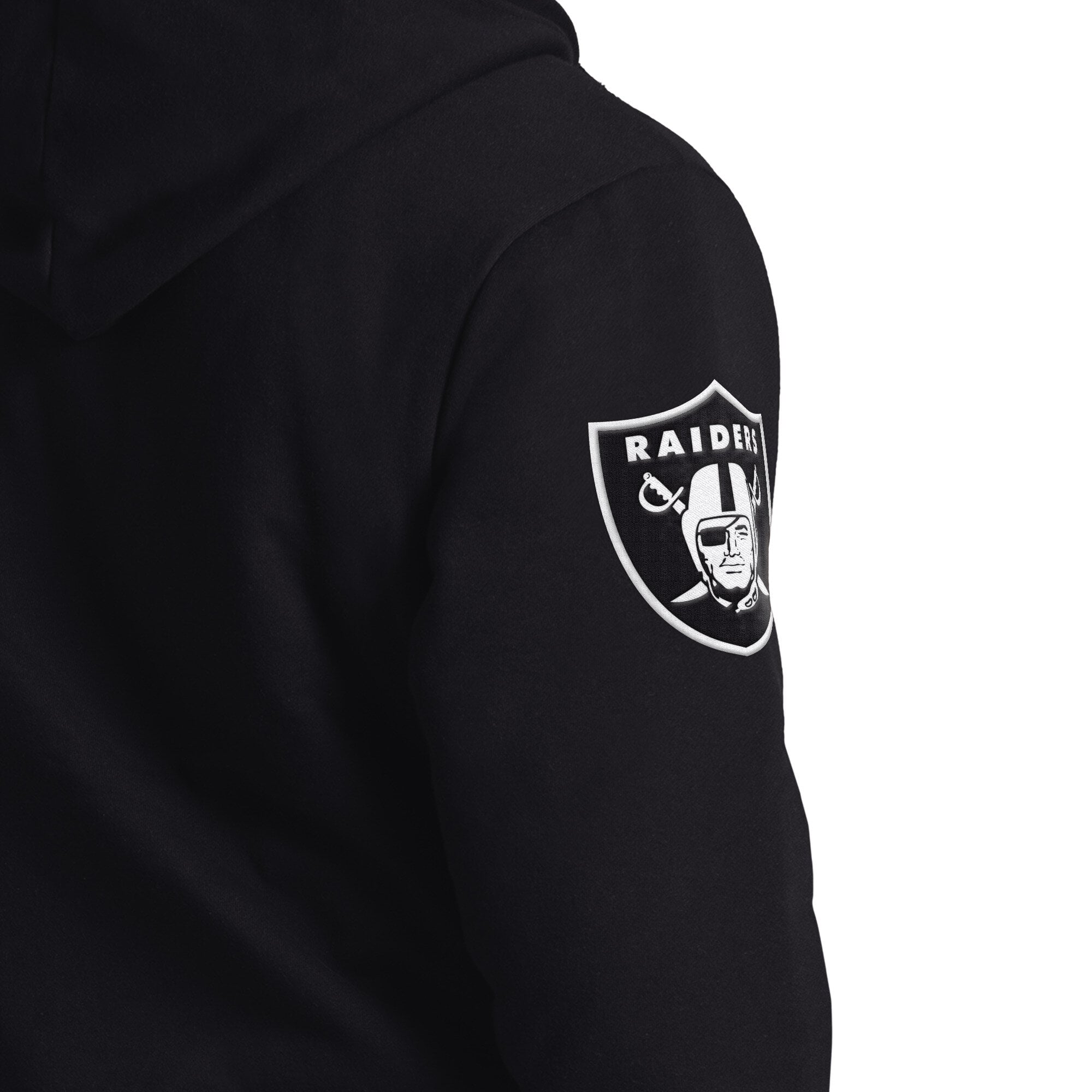 Veste à capuche zippée Starter noire pour homme, modèle The Rival des Las Vegas Raiders