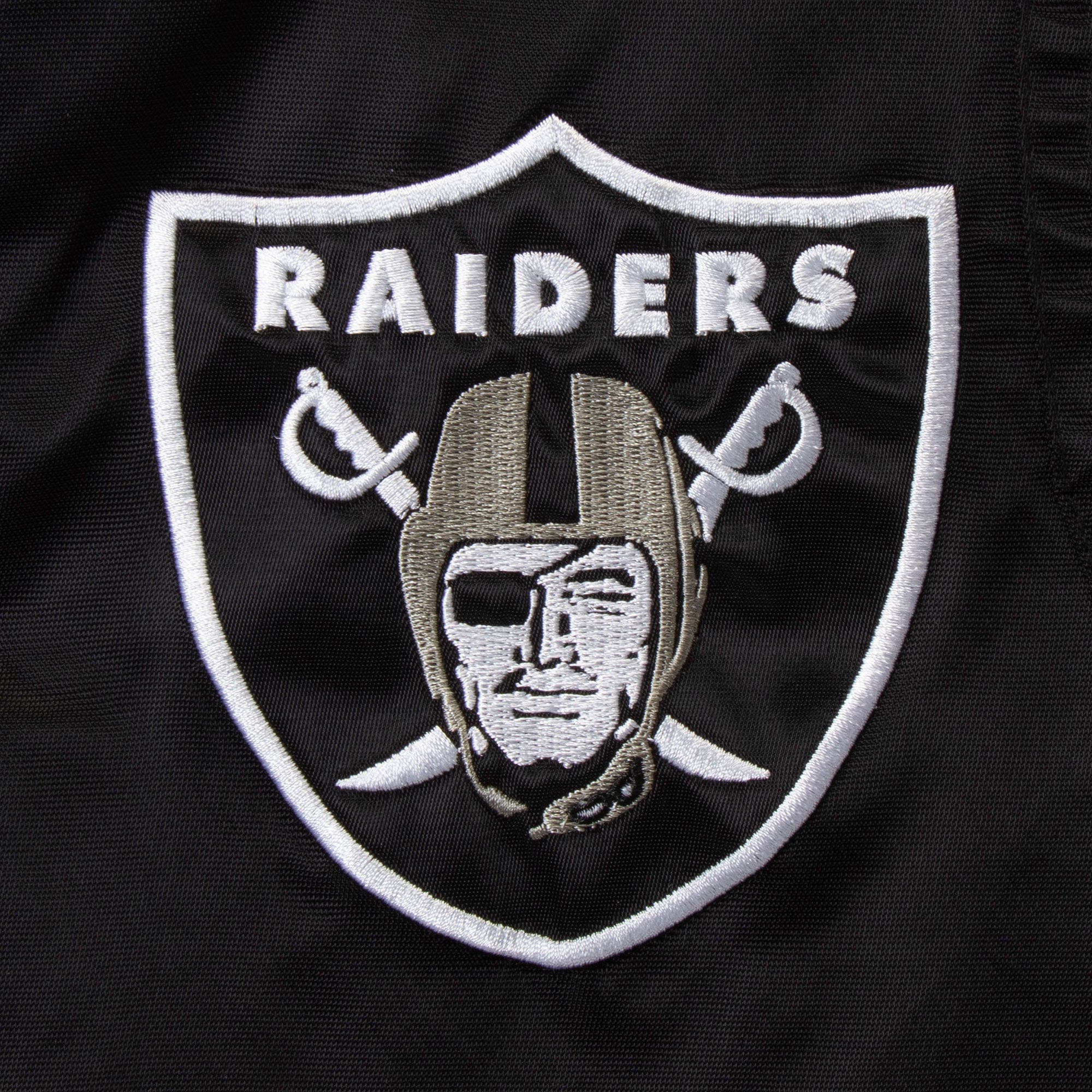 Men's Starter Black/Silver Las Vegas Raiders Prime Time Twill