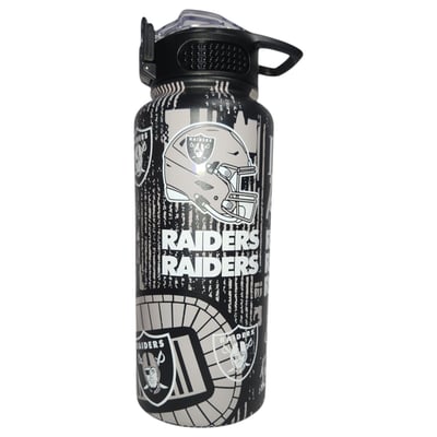 Las Vegas Raiders Pegasus 32oz. Home Field Mashup Stainless Steel ProPress Water Bottle