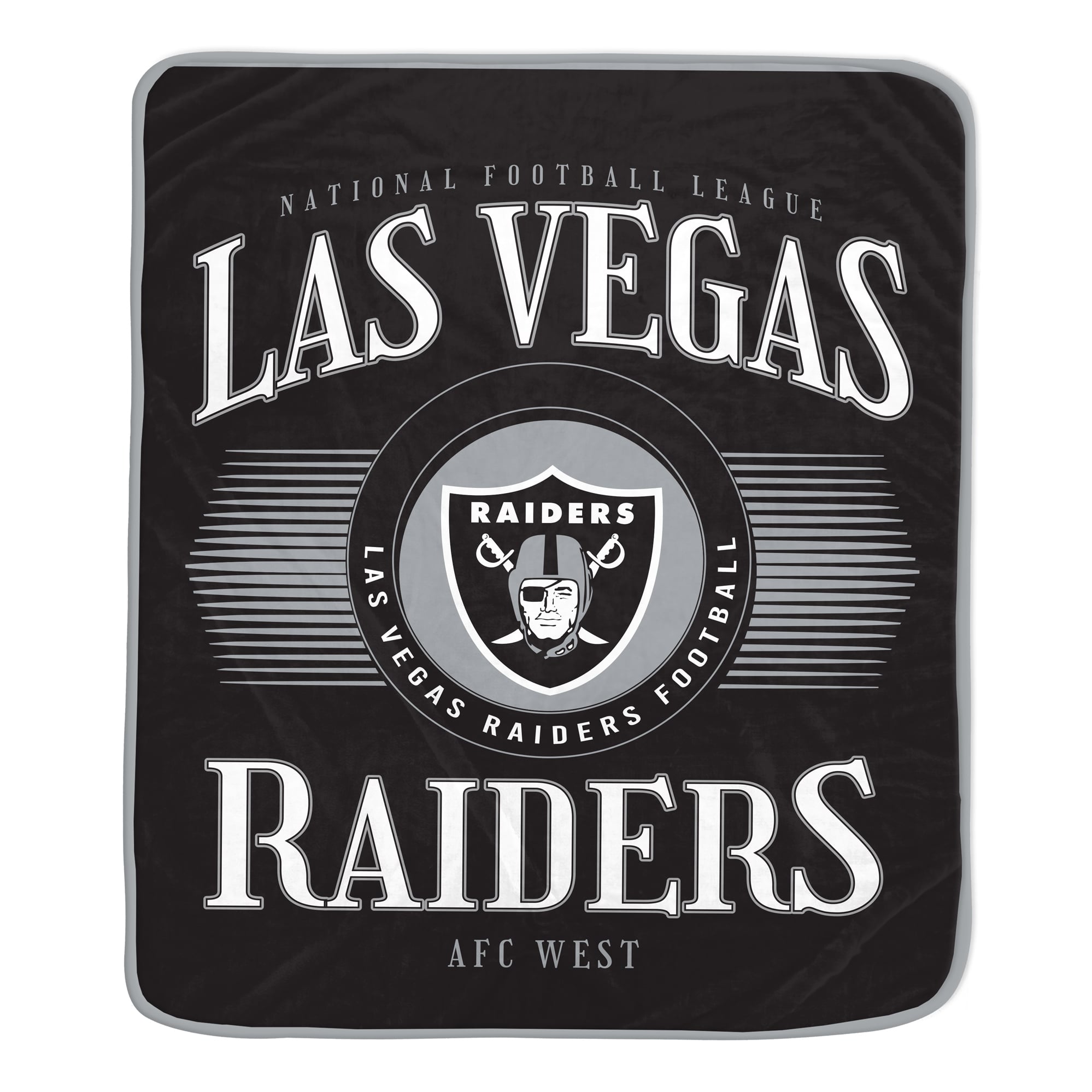 Couverture ultra douce Pegasus Las Vegas Raiders Spotlight Arch 60" x 70"
