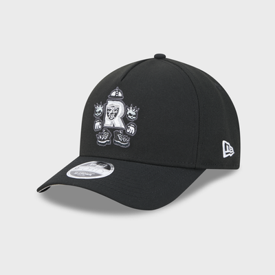 Las Vegas Raiders New Era Preschool Cartoon 9FORTY A-Frame M-Crown Adjustable Hat - Black
