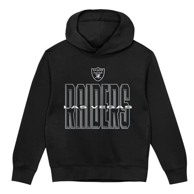 Las Vegas Raiders Outerstuff Preschool Field General Fleece Hoodie - Black