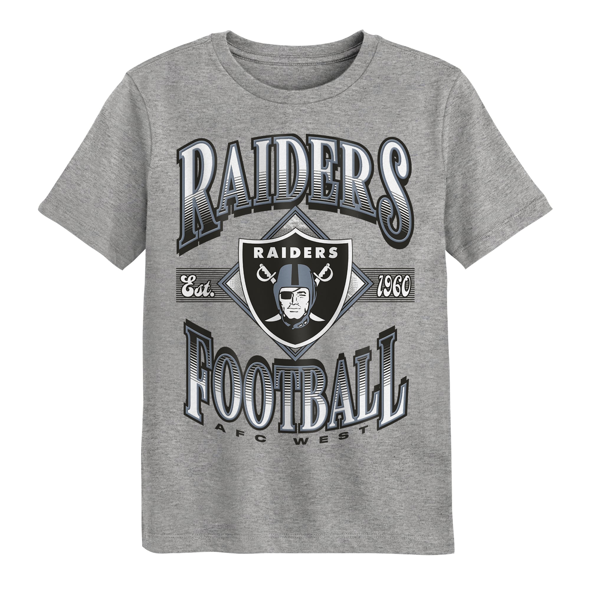 Preschool Outerstuff Dark Heather Gray Las Vegas Raiders Of Days Past T-Shirt