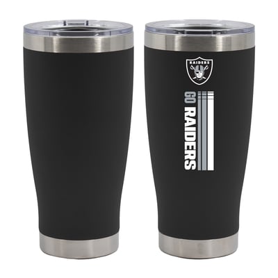 Las Vegas Raiders The Memory Company Let's Go 20oz. Stainless Steel Tumbler