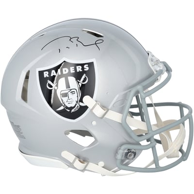 Tom Brady Las Vegas Raiders Autographed Fanatics Authentic Riddell Speed Authentic Helmet