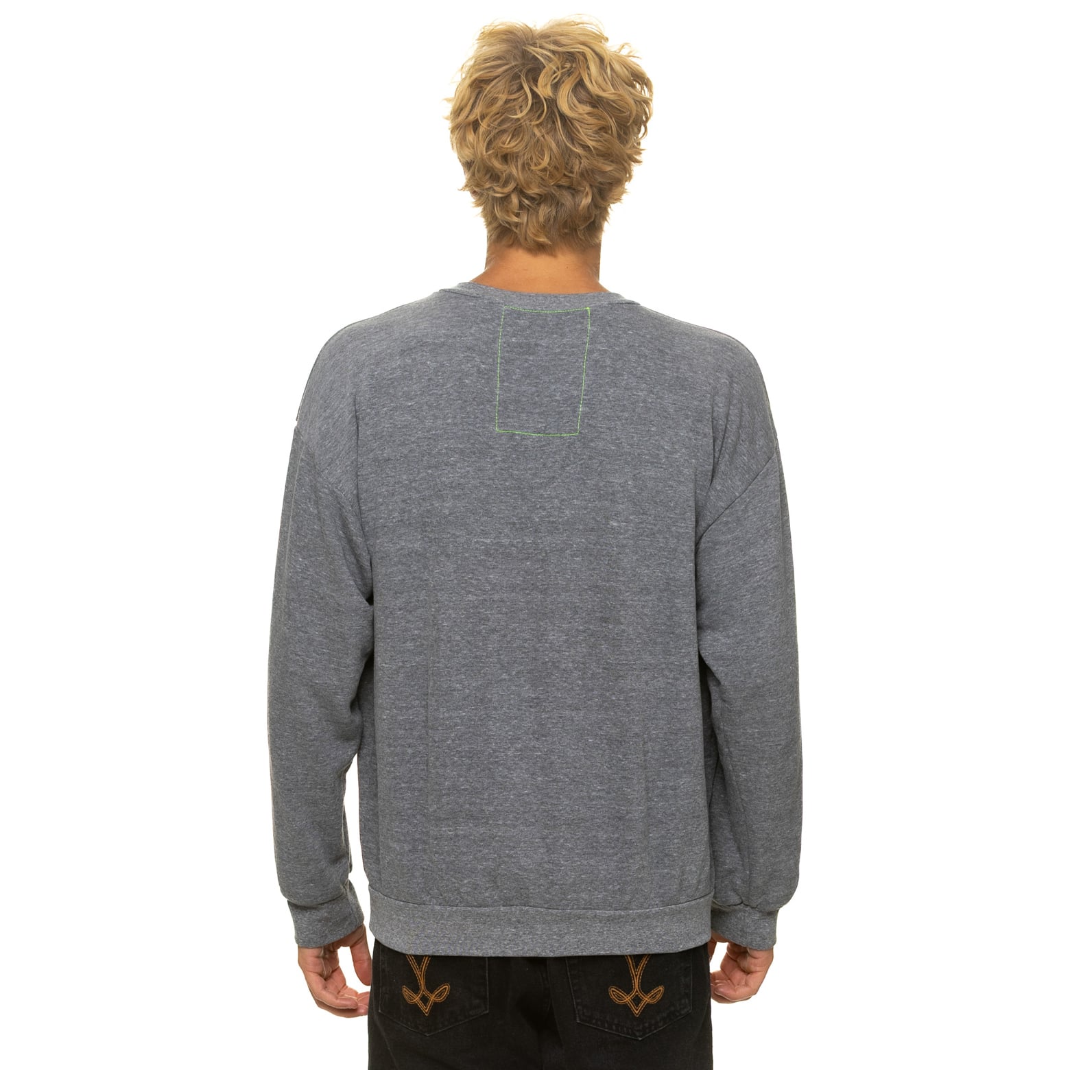 Sweat-shirt unisexe Aviator Nation gris chiné Las Vegas Raiders, coupe décontractée, en mélange de trois matières