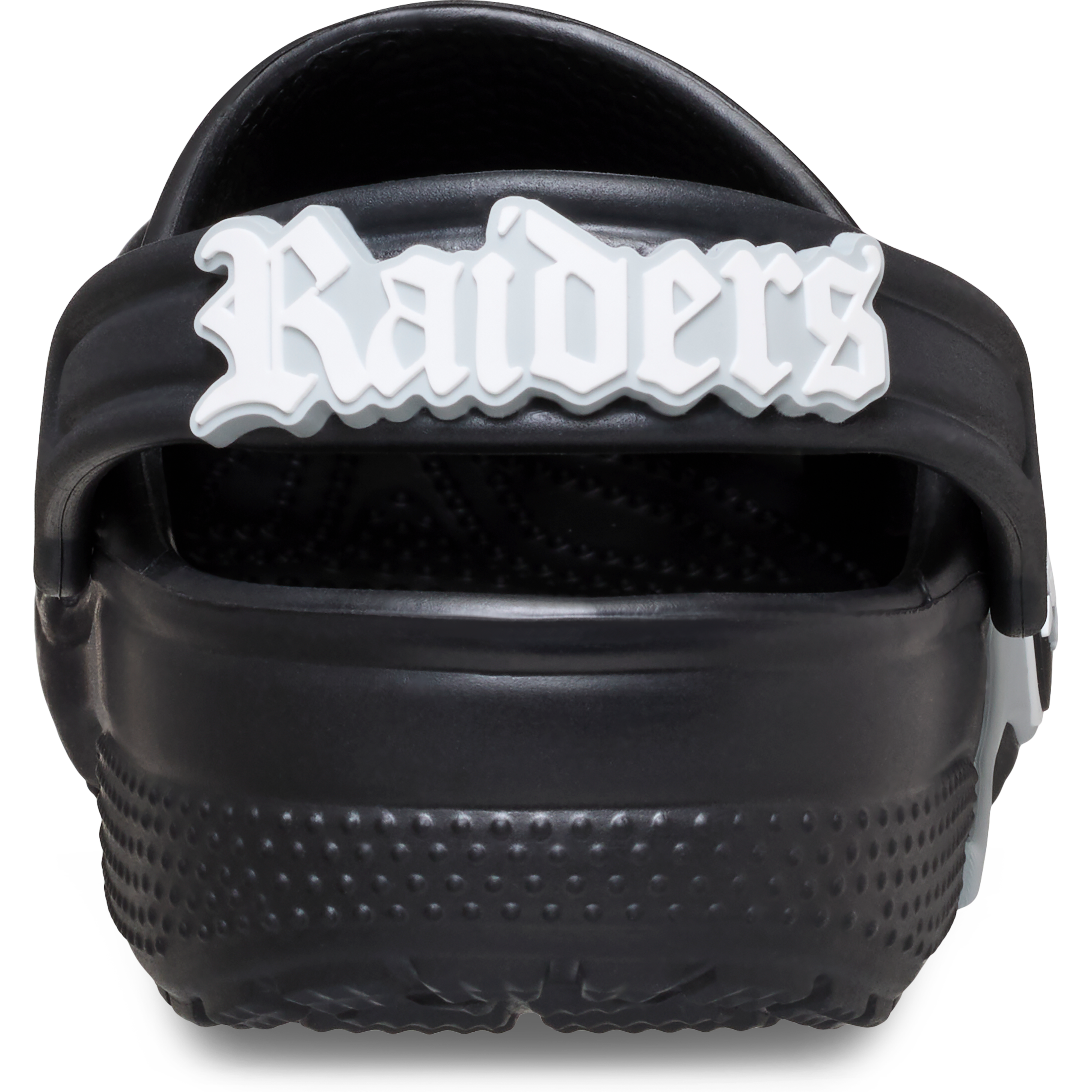 Sabots classiques unisexes Crocs noirs Las Vegas Raiders