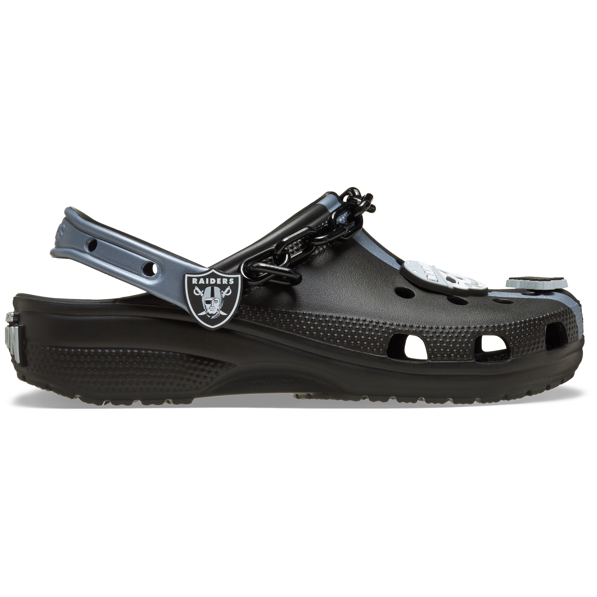 Sabots classiques unisexes Crocs Las Vegas Raiders