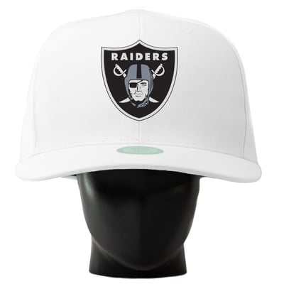 Las Vegas Raiders Noggin Boss Unisex Oversized Hat - White