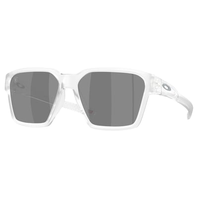 Las Vegas Raiders Oakley Unisex Briza Matte Clear Sunglasses with Prizm Black Polarized Lenses