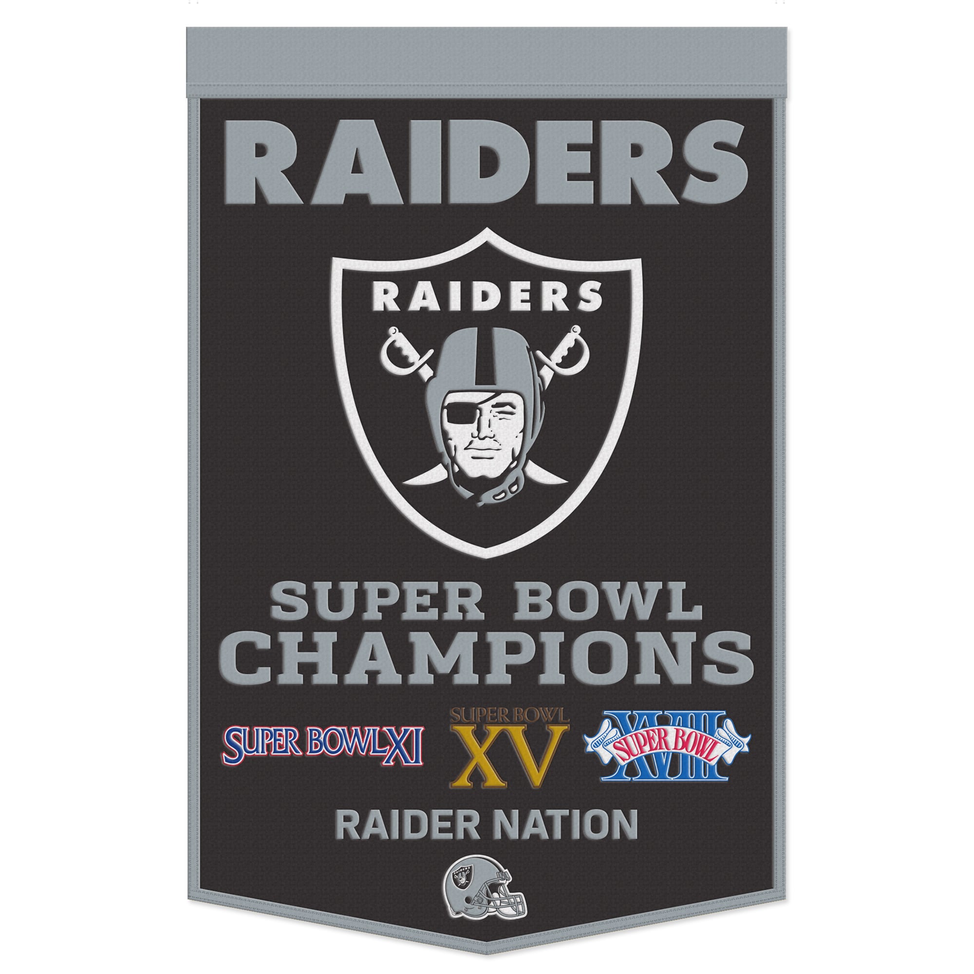 WinCraft Las Vegas Raiders Big 4x6 Foot Flag – NFL Team Colors