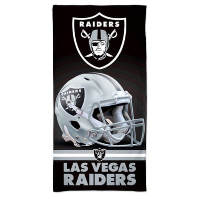 Las Vegas Raiders WinCraft 30'' x 60'' Primary Logo Spectra Beach Towel