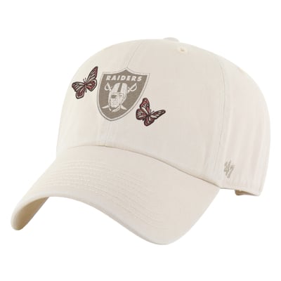 Las Vegas Raiders '47 Women's Icon Clean Up Adjustable Hat - Natural