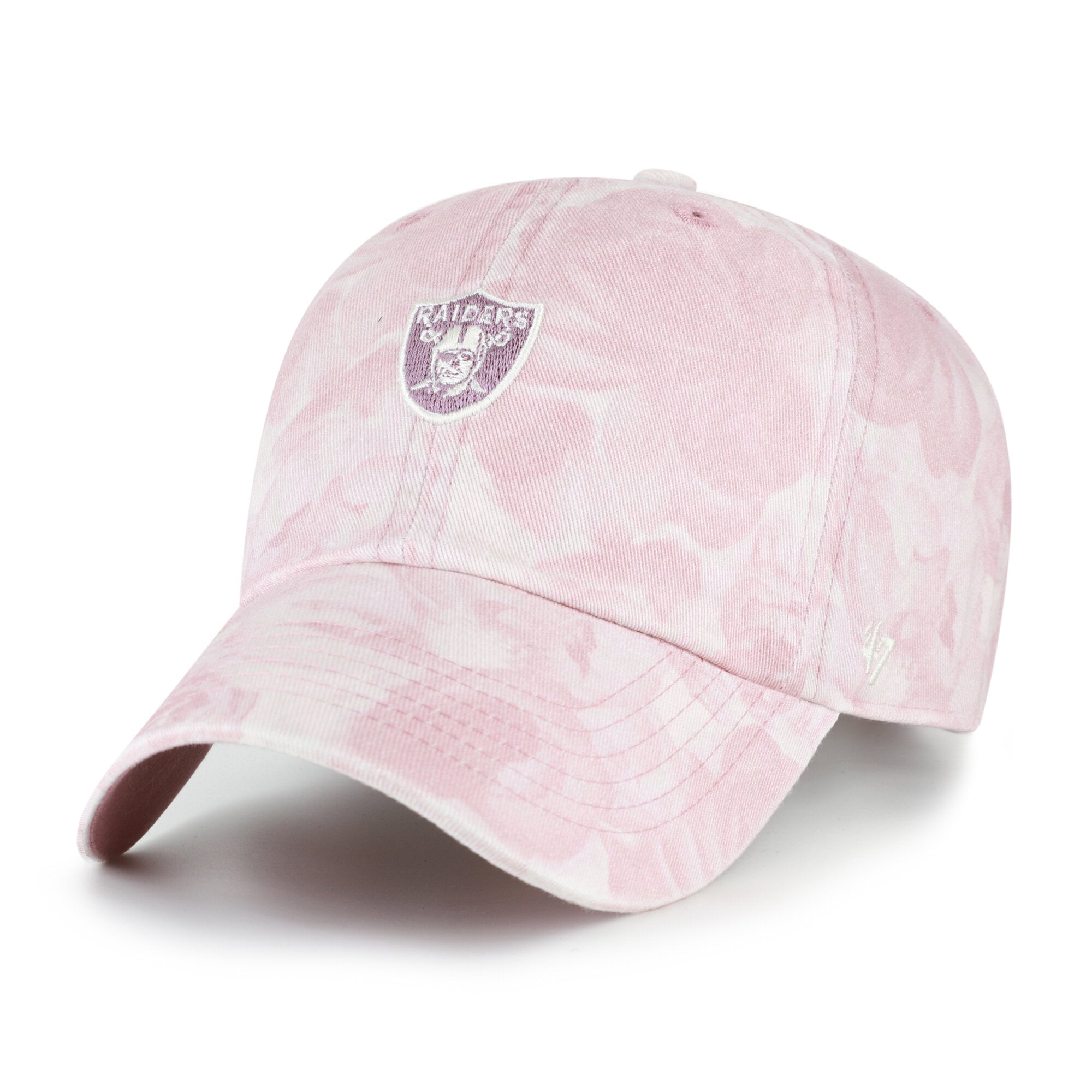 Casquette ajustable '47 rose Las Vegas Raiders Gardenia Clean Up pour femme