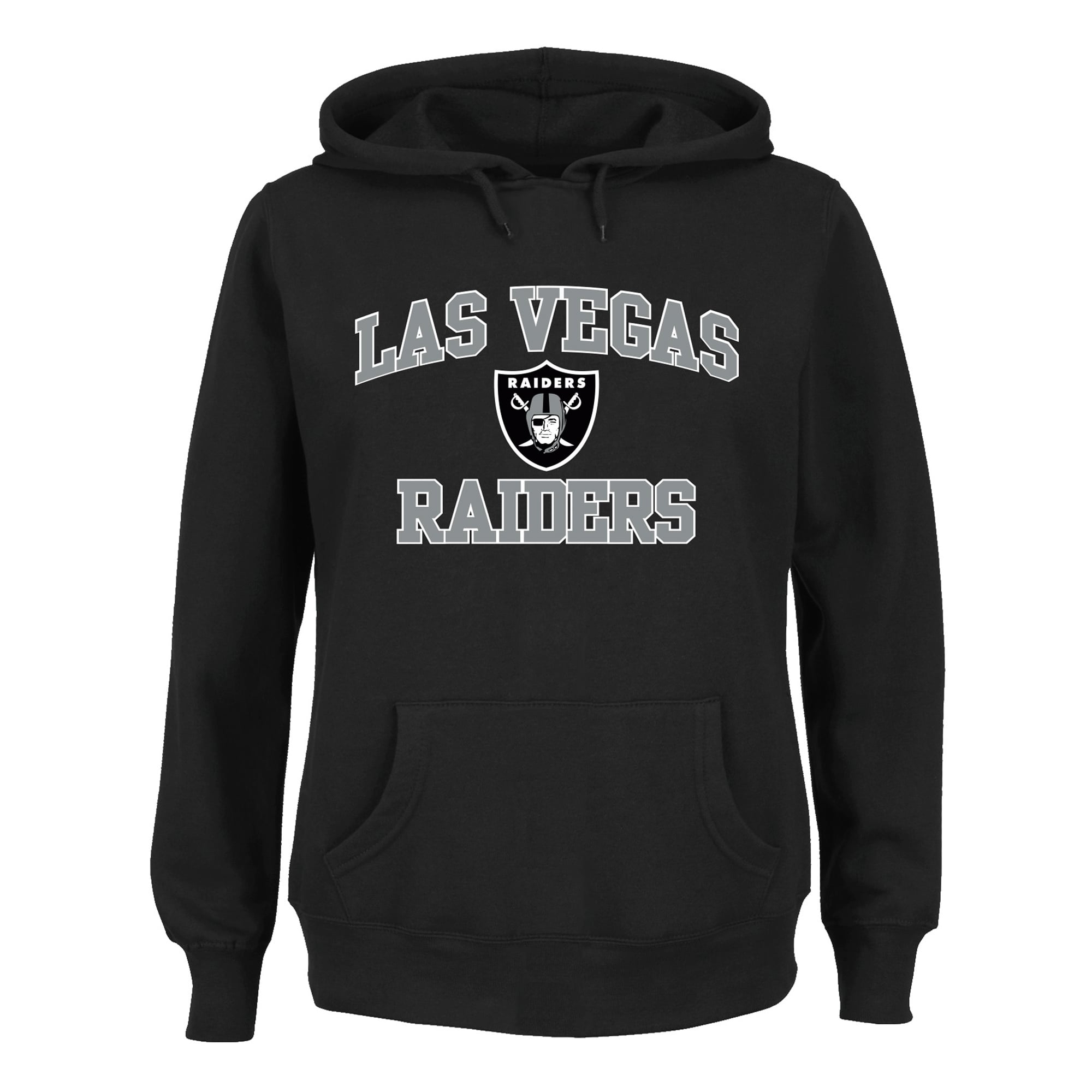 Sweat à capuche Fanatics noir pour femme, Las Vegas Raiders, grande taille, motif cœur et âme