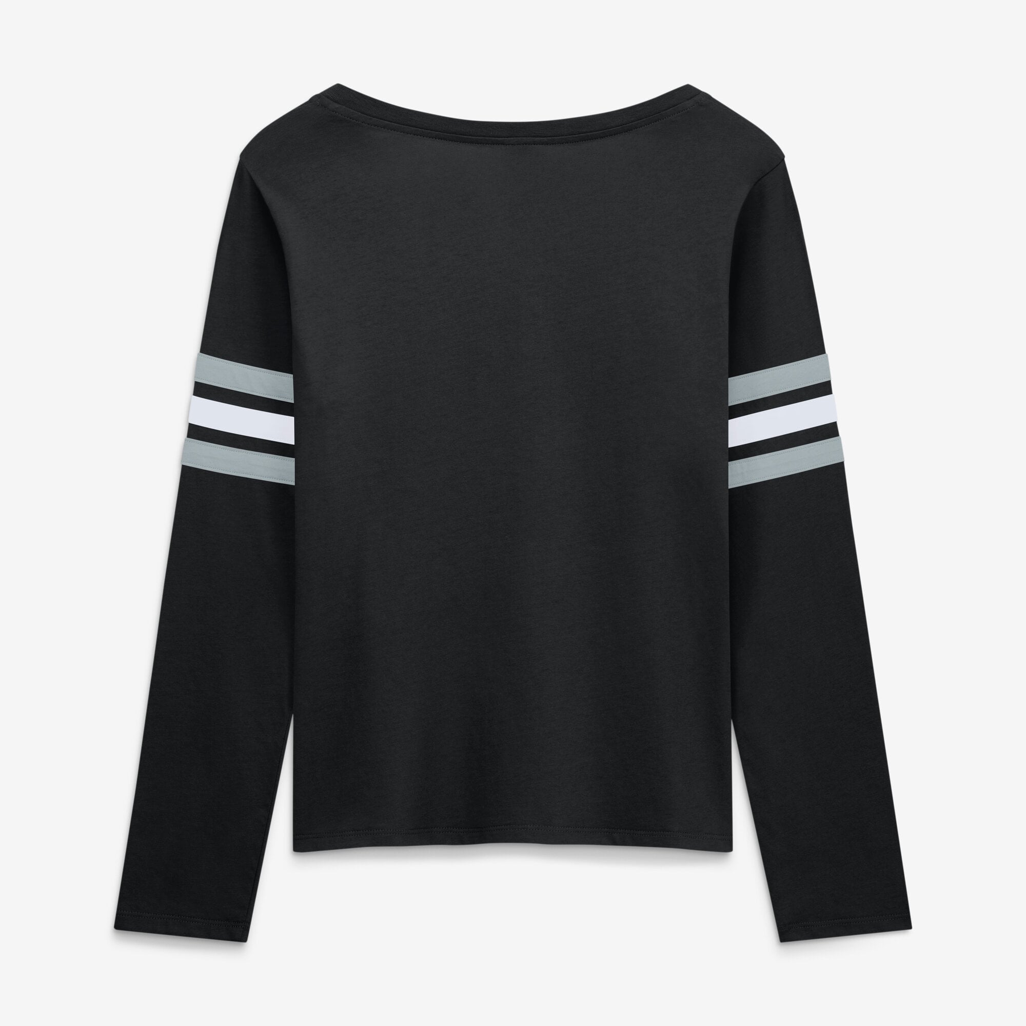 T-shirt à manches longues lacets Fanatics Black Las Vegas Raiders pour femmes