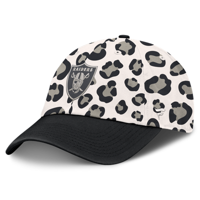 Las Vegas Raiders Fanatics Women's Echo Adjustable Hat - Cream/Gray